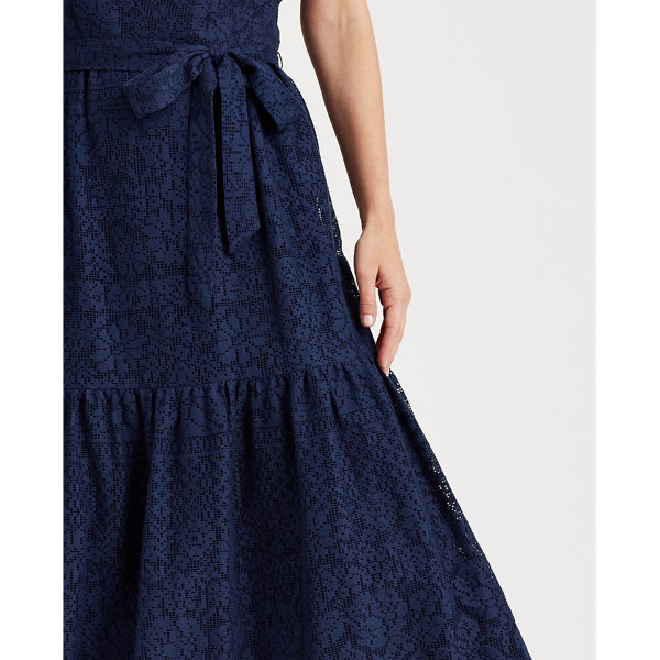 Lighthouse Navy Lace Sleeveless Dress Lauren 6