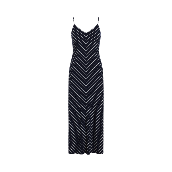 Chevron Jersey Maxidress Lauren Petite 1