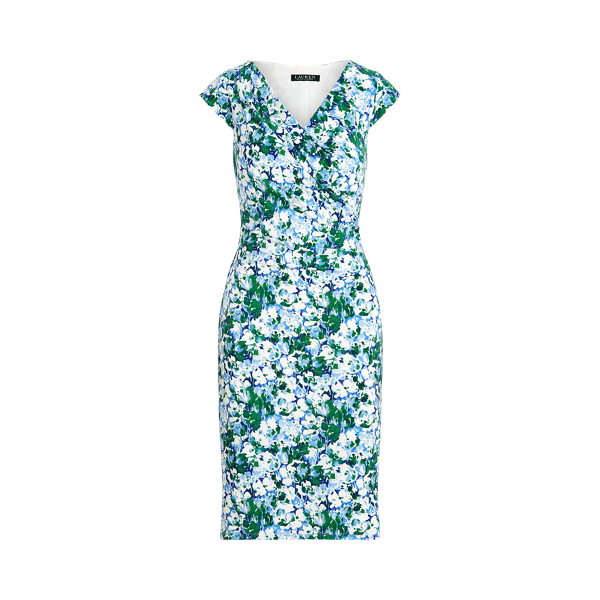 Floral Jersey Dress Lauren Petite in 1