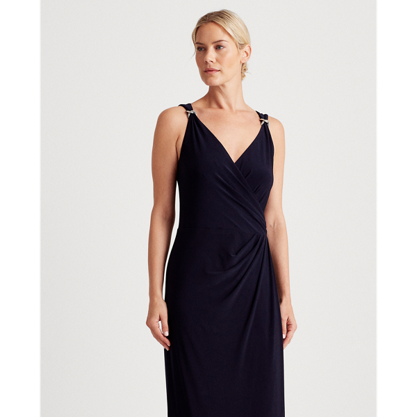 Lighthouse Navy Jersey Sleeveless Dress Lauren 4