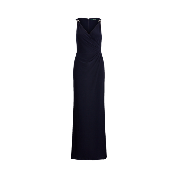 Lighthouse Navy Jersey Sleeveless Dress Lauren 2