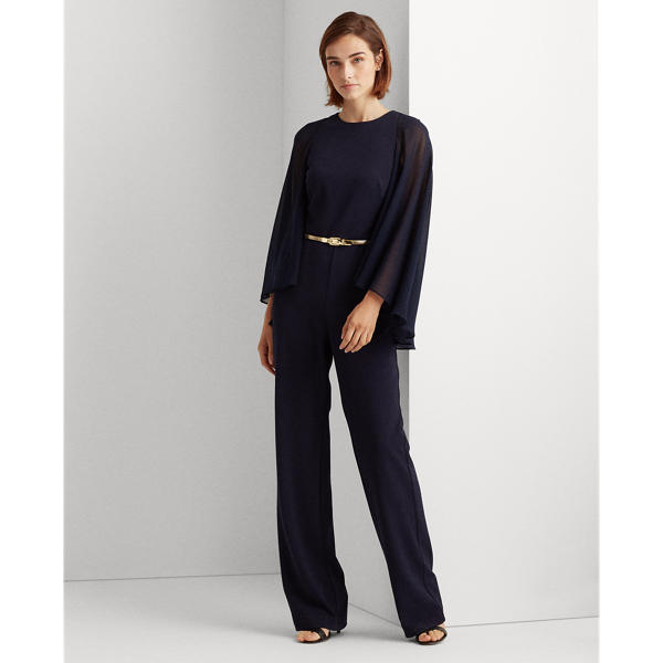 Cape Jersey Jumpsuit
