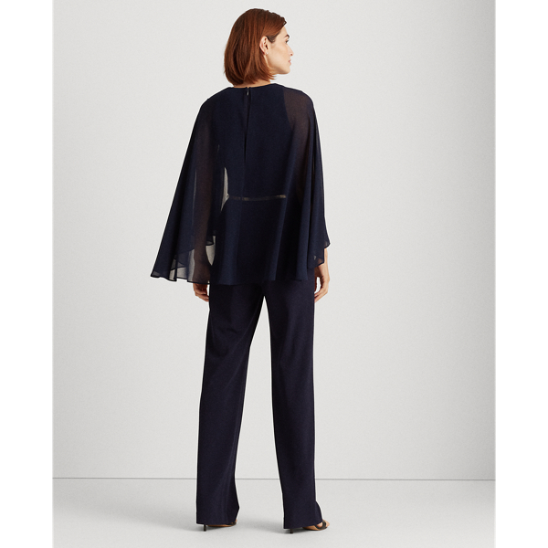Lighthouse Navy Cape Jersey Jumpsuit Lauren 5