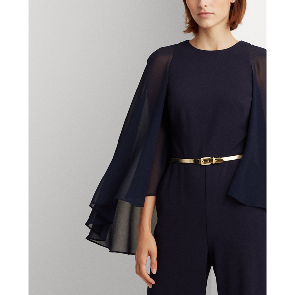 Lighthouse Navy Cape Jersey Jumpsuit Lauren 6