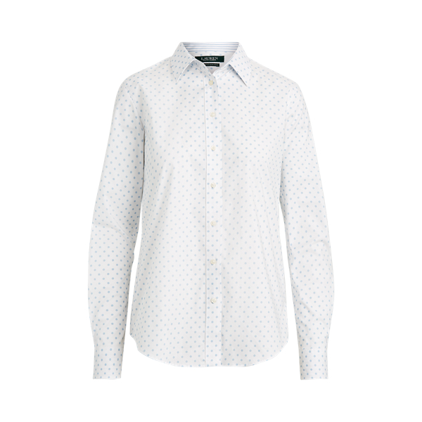 Polka-Dot Easy-Care Shirt Lauren em 1