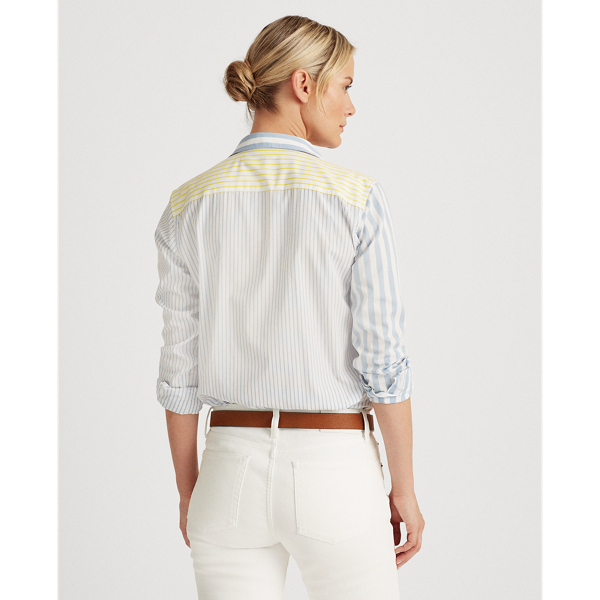 Multi Stripe Multi-Stripe Cotton Shirt Lauren 5
