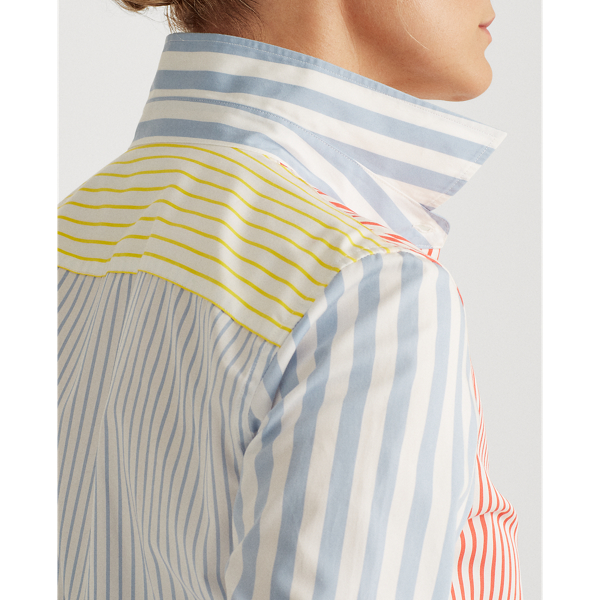 Multi Stripe Multi-Stripe Cotton Shirt Lauren 6