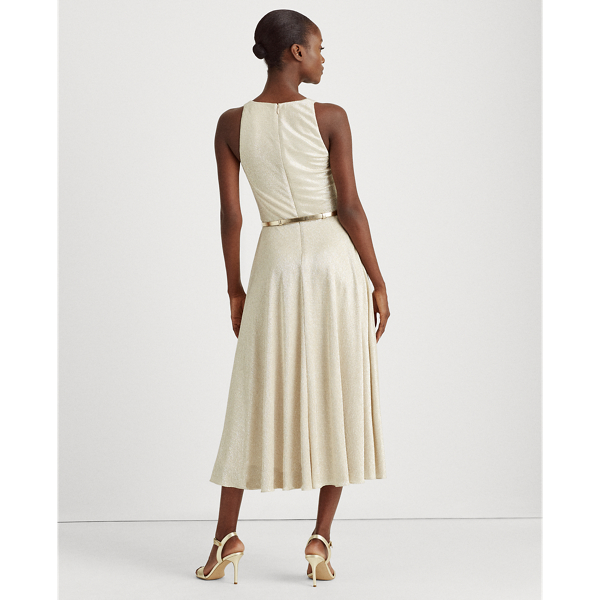 Gold Metallic Bodre Dress Lauren 5