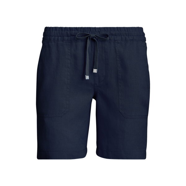 Pantal&oacute;n corto de lino con cord&oacute;n