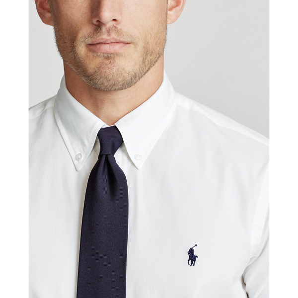White Classic Fit Poplin Shirt Polo Ralph Lauren 5