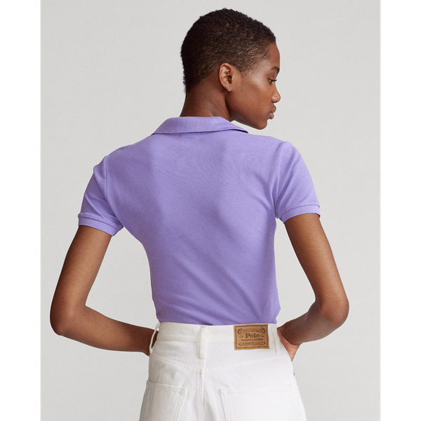 Cactus Purple Slim Fit Stretch Polo Shirt Polo Ralph Lauren 4