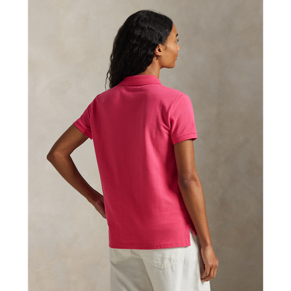 Hot Pink Classic Fit Mesh Polo Shirt Polo Ralph Lauren 5