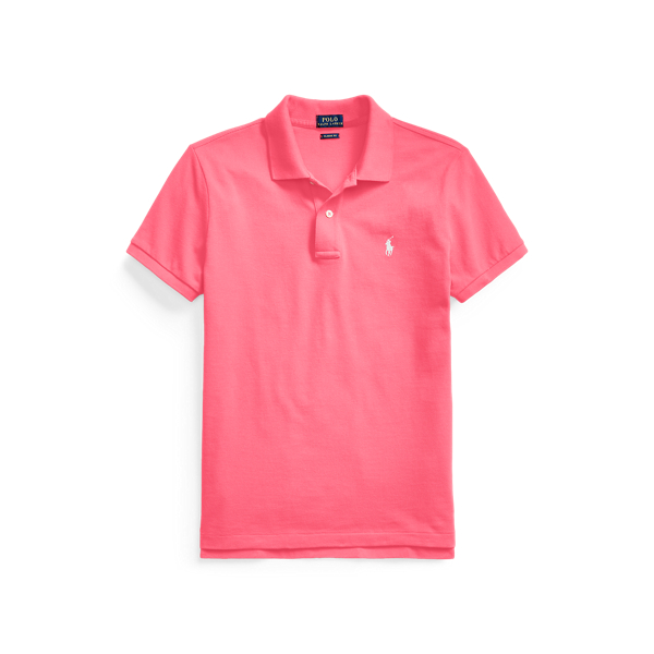 Hot Pink Classic Fit Mesh Polo Shirt Polo Ralph Lauren 2