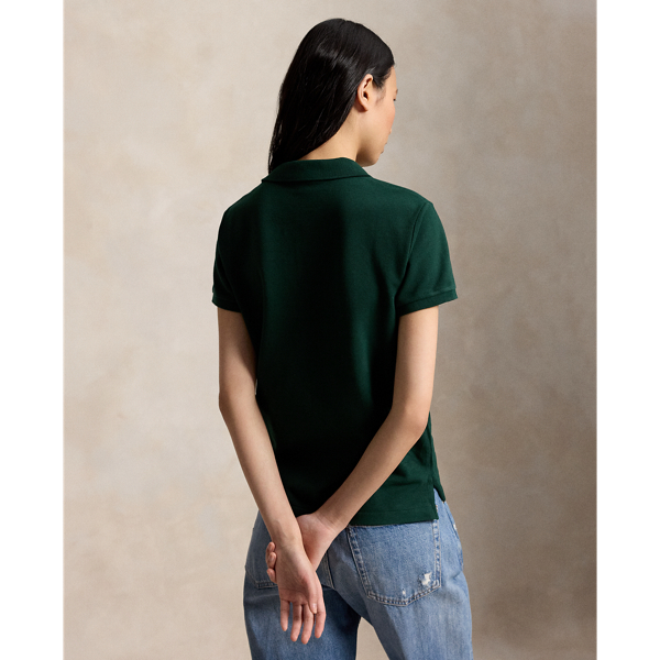 College Green The Iconic Classic Fit Mesh Polo Shirt Polo Ralph Lauren 5
