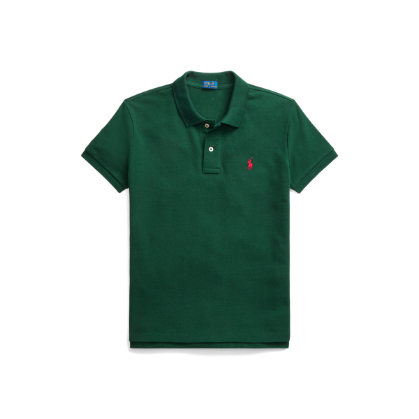 College Green The Iconic Classic Fit Mesh Polo Shirt Polo Ralph Lauren 2