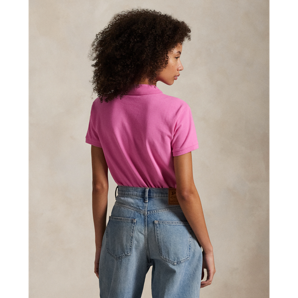 売れ筋商品|||ラルフローレン カットソー トップス レディース Women's Classic-Fit Mesh Polo Shirt Dalia Pink Polo Ralph Lauren Women's Classic Fit Mesh Polo Shirt