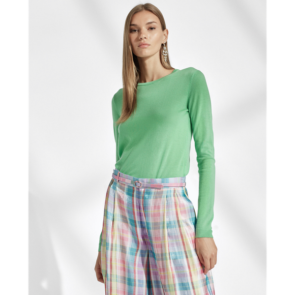 Mint Green Cashmere Crewneck Jumper Ralph Lauren Collection 3