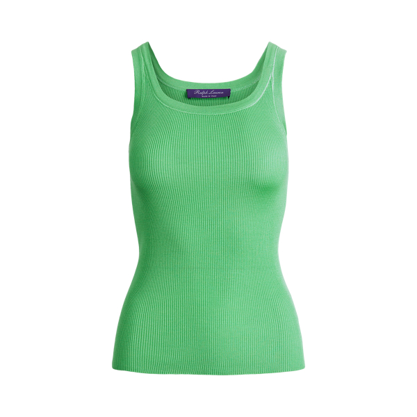 Mint Green Silk Tank Top Ralph Lauren Collection 2