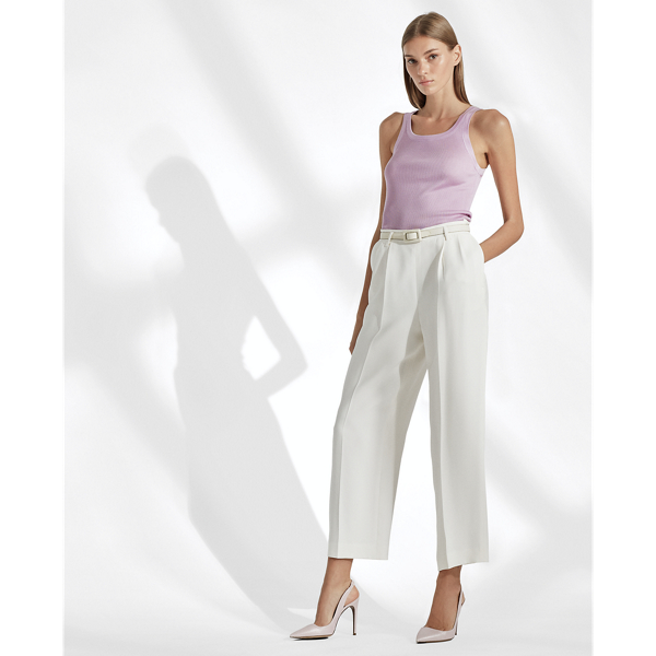 Pale Orchid Silk Tank Top Ralph Lauren Collection 3