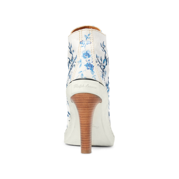 White/Multi Raelyn Floral Trainer Pump Ralph Lauren Collection 3