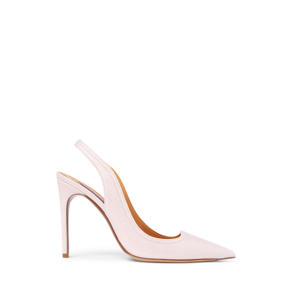 Carley Pearlised Twill Pump Ralph Lauren Collection 1