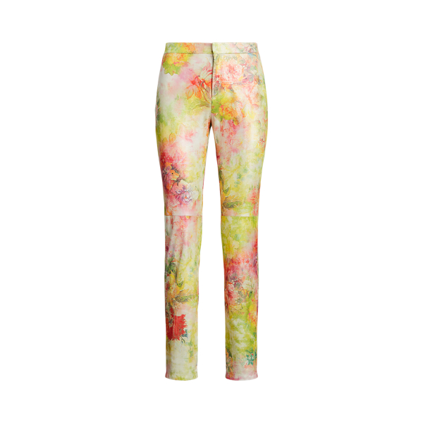 Carlina Floral Suede Trouser Ralph Lauren Collection 1