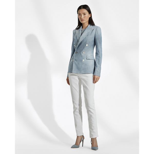 Indigo Camden Chambray Jacket Ralph Lauren Collection 4
