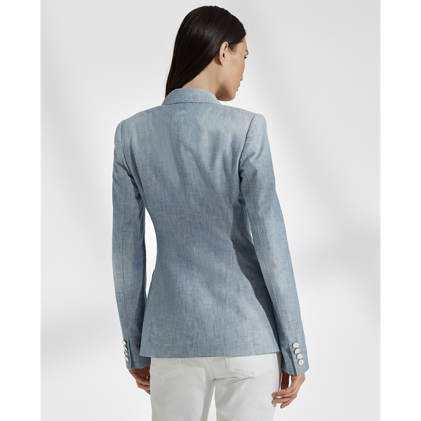 Indigo Camden Chambray Jacket Ralph Lauren Collection 5