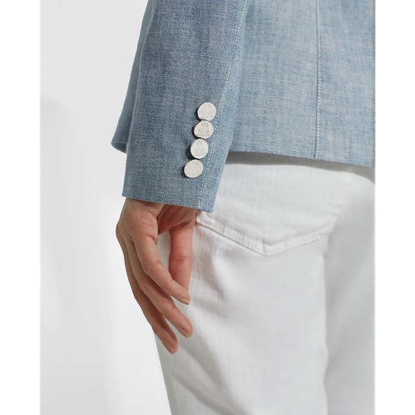 Indigo Camden Chambray Jacket Ralph Lauren Collection 7