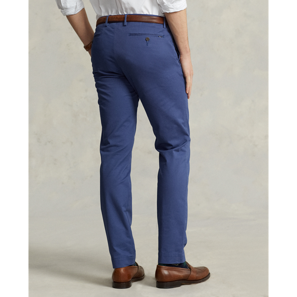 Slim fit chino broek met stretch Polo Ralph Lauren in Light navy 5
