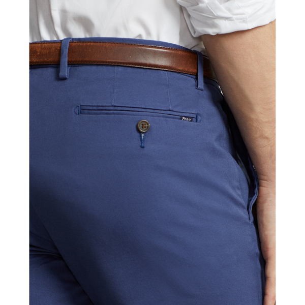 Slim fit chino broek met stretch Polo Ralph Lauren in Light navy 6