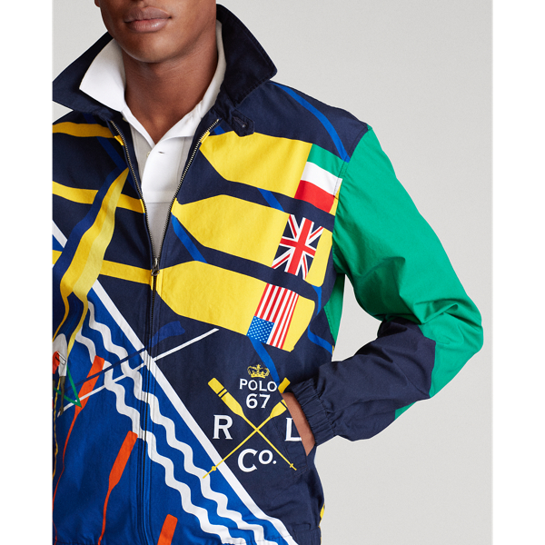 Rowing And Cricket The Bayport Sport Print Jacket Polo Ralph Lauren 6