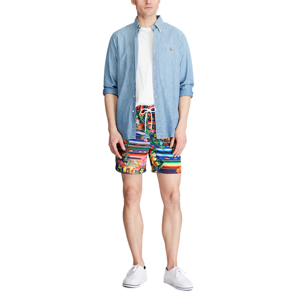 Floral Travel Serape Floral Serape Swim Trunk Polo Ralph Lauren 2