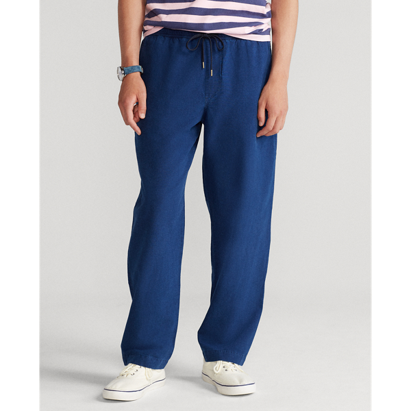 Indigo Relaxed Fit Indigo Oxford Trouser Polo Ralph Lauren 4