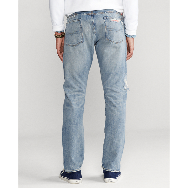 Jeans Sullivan Slim con rammendi Polo Ralph Lauren in Blu torrente 6