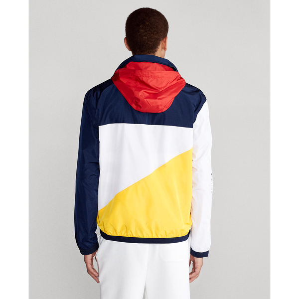 Navy/Yellow Water-Repellent Jacket Big & Tall 4