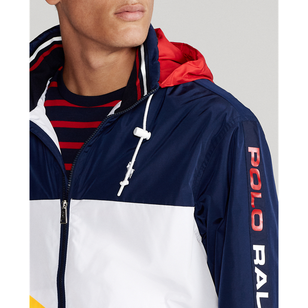 Navy/Yellow Water-Repellent Jacket Big & Tall 5
