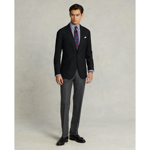 Black Polo Soft Tailored Wool Oxford Jacket Polo Ralph Lauren 4