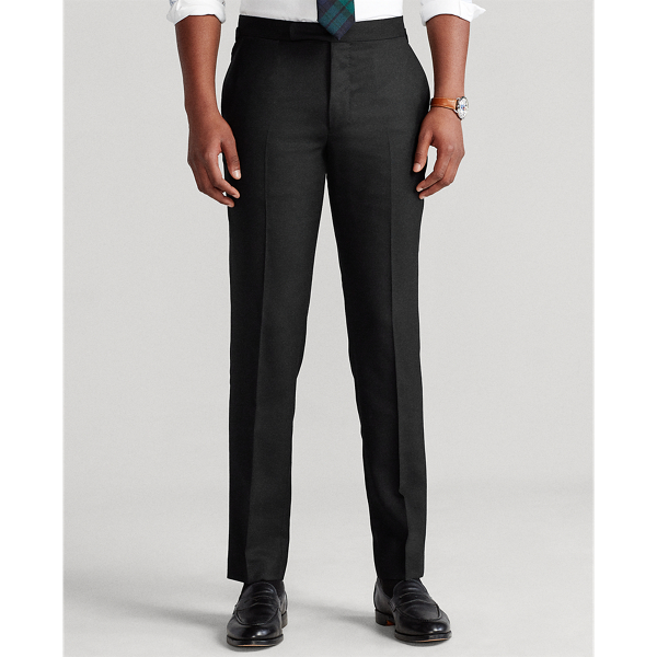 Black Wool Oxford Suit Trouser Polo Ralph Lauren 4