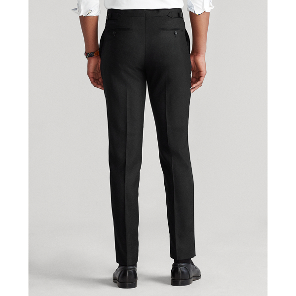 Black Wool Oxford Suit Trouser Polo Ralph Lauren 5