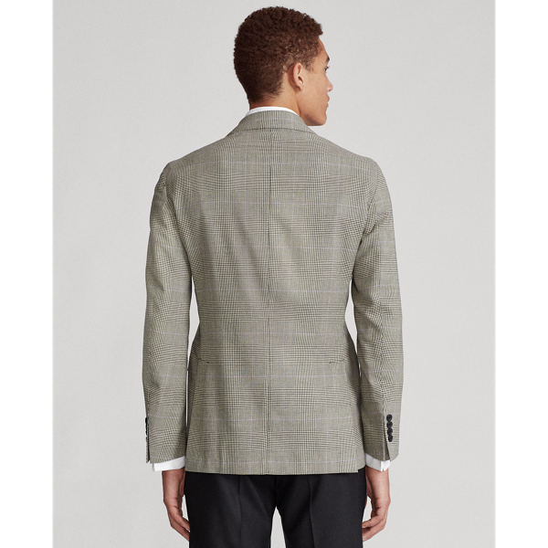 Black/Cream/Purple Soft Glen Plaid Suit Jacket Polo Ralph Lauren 5
