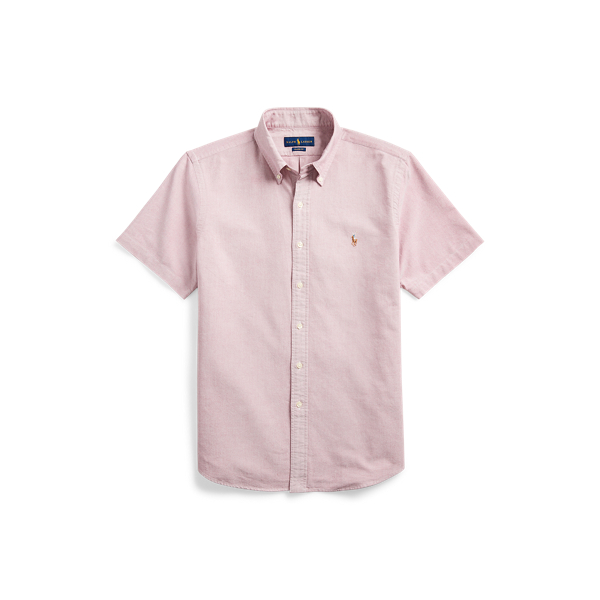 Crimson/White Classic Fit Oxford Shirt Polo Ralph Lauren 2