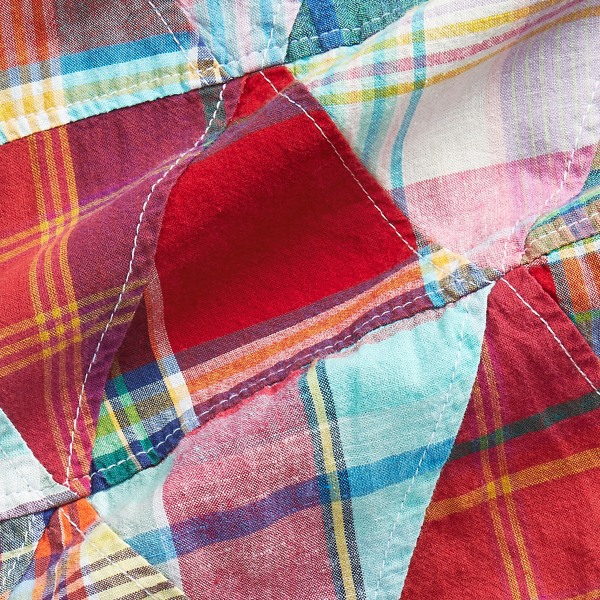 Patchwork Madras Classic Fit Patchwork Shirt Polo Ralph Lauren 7
