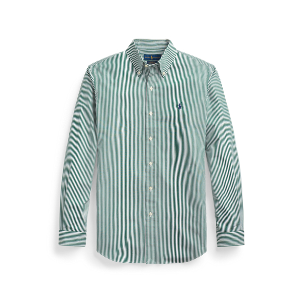 Chemise cintr&eacute;e ray&eacute;e en popeline Polo Ralph Lauren en 1