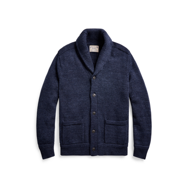 Cotton Shawl Collar Cardigan for Men Ralph Lauren UK