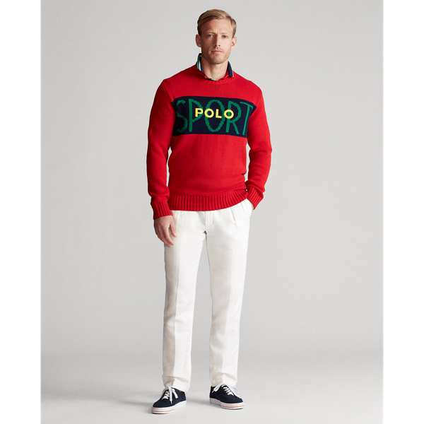 Red Multi Polo Sport Cotton Jumper Polo Ralph Lauren 3