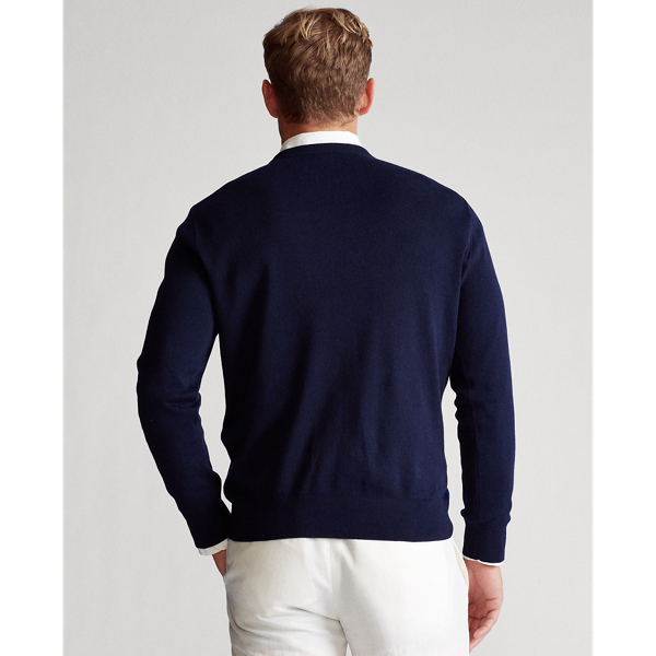Navy Multi Rowing Cotton Jumper Polo Ralph Lauren 4