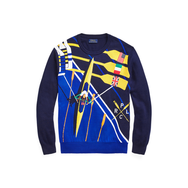 Pull en coton aviron Polo Ralph Lauren en 1