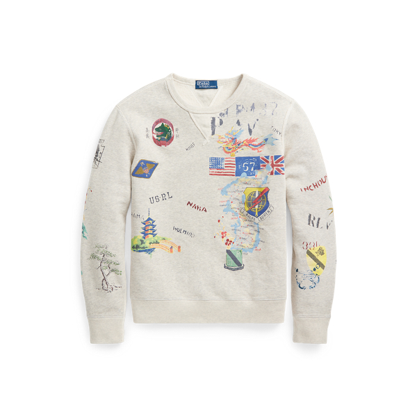 Sweat &agrave; motif Polo Ralph Lauren en Chin&eacute; sport clair 2