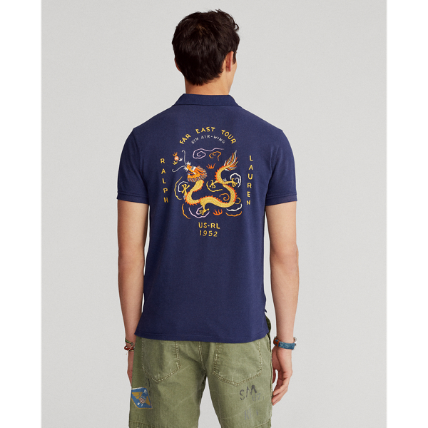 Polo Tour Custom Slim Fit Polo Ralph Lauren en Cobalto oscuro 4